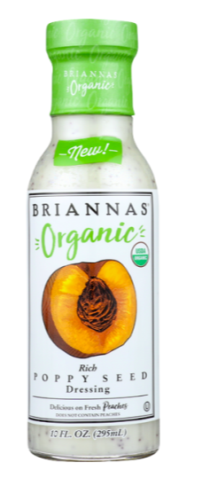 Best online shopping sites in usa - Briannas Organic Rich Poppyseed Dressing-10 oz