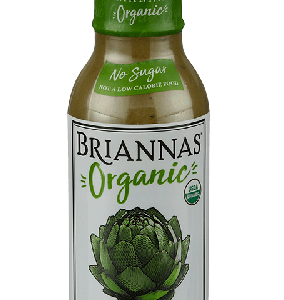 Briannas Real French Vinaigrette Dressing Organic Bottle-10 oz
