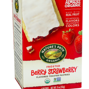 Natures Path Frosted Berry Strawberry Toaster Pastries--6 Pastries-11 Oz