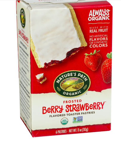 Best online shopping sites in usa - Natures Path Frosted Berry Strawberry Toaster Pastries--6 Pastries-11 Oz