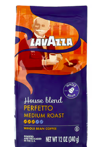 LavAzza Premium Coffees, Perfetto, Whole Bean, Medium Roast, 12 oz (340 g)