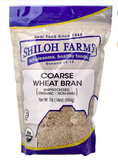 Best online shopping sites in usa - Shiloh Farms, Organic Coarse Wheat Bran, Unprocessed, 16 oz (454 g)